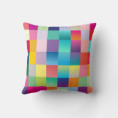 "Meerkleurig ontwerp" Kussen (Achterkant)