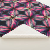 MEERKLEURIG ONTWERP SHERPA DEKEN (3/4)