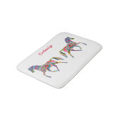 Meerkleurig paardenliefhebber Thunder_Cove  Badmat (Gekanteld)