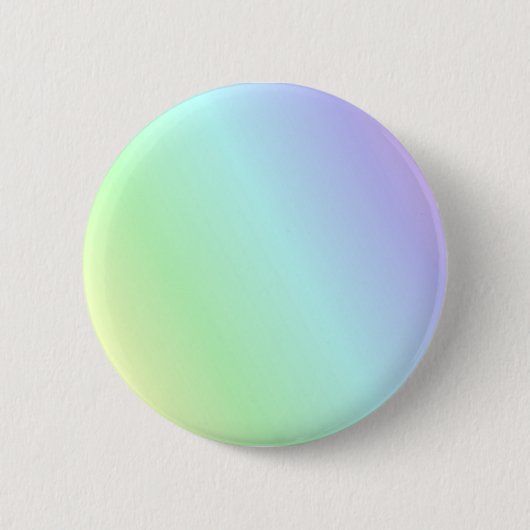 meerkleurig pastelpalet, regenboog van kleuren ronde button 5,7 cm (Voorkant)
