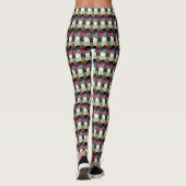 Meerkleurig patroon leggings (Achterkant)
