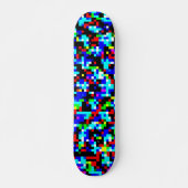 Meerkleurig patroon persoonlijk skateboard (Voorkant)