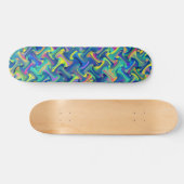 Meerkleurig patroon skateboard (Horizontaal)
