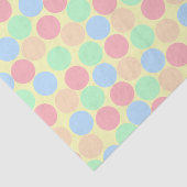 Meerkleurig patroonpatroon Stippen Tissuepapier (Detail)