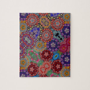 Meerkleurig Quilt Pattern Legpuzzel