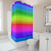 Meerkleurig, regenboog douchegordijn (In situ)