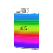 Meerkleurig, regenboog heupfles (Links)