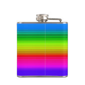 Meerkleurig, regenboog heupfles (Achterkant)