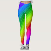 Meerkleurig, regenboog leggings (Voorkant)