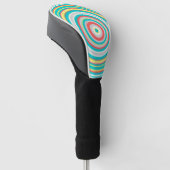 Meerkleurig Ring/Circle Patroon Golfheadcover (Schuin)