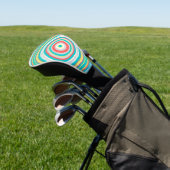 Meerkleurig Ring/Circle Patroon Golfheadcover (Insitu)