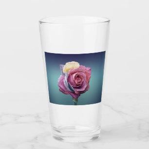 Meerkleurig Roos Glas