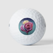 Meerkleurig Roos Golfballen (Voorkant)