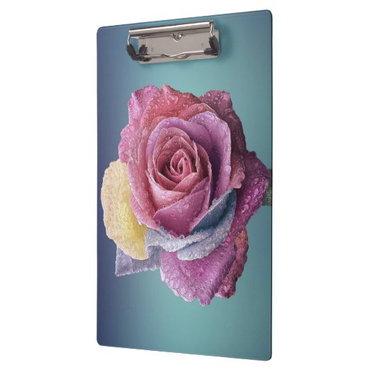 Meerkleurig Roos Klembord (Links)