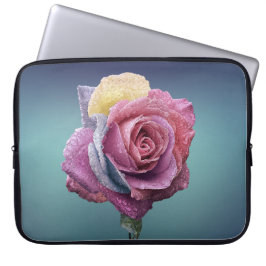 Meerkleurig Roos Laptop Sleeve