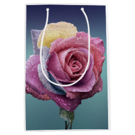 Meerkleurig Roos Medium Cadeauzakje