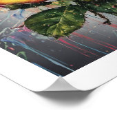 Meerkleurig Rozen Poster (Hoek)