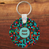 Meerkleurig Sleutelhanger (Voorkant)