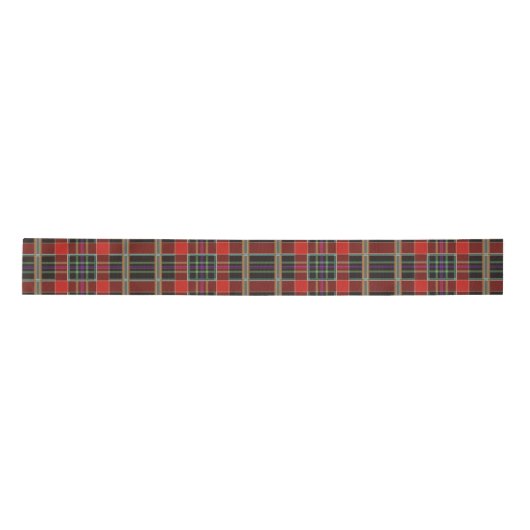 Meerkleurig speldenstaartlint (Tartan) Satijnen Lint (Voorkant)