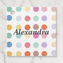 Meerkleurig Stippen patroon