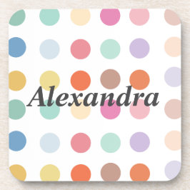 Meerkleurig Stippen patroon Bier Onderzetter