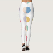 Meerkleurig Stippen patroon Leggings (Achterkant)