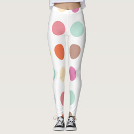 Meerkleurig Stippen patroon Leggings