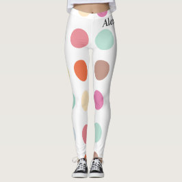 Meerkleurig Stippen patroon Leggings