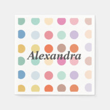 Meerkleurig Stippen patroon