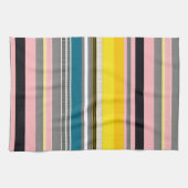 Meerkleurig striped patroon theedoek (Horizontaal)