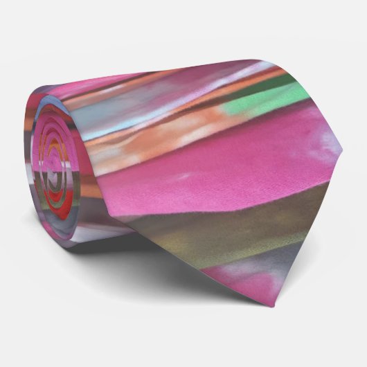 Meerkleurig Stropdas-kleurstof Stropdas (Opgerold)