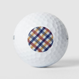 Meerkleurig Tartanpatroon Golfballen