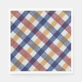 Meerkleurig Tartanpatroon Servet