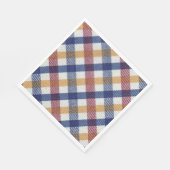 Meerkleurig Tartanpatroon Servet (Hoek)