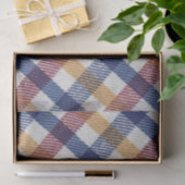 Meerkleurig Tartanpatroon Tissuepapier (Geschenk)