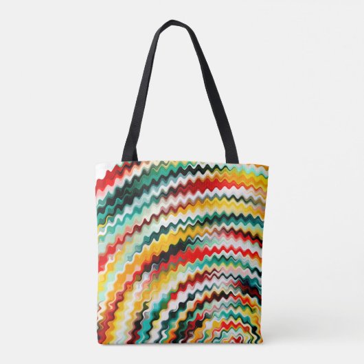 Meerkleurig Tote Bag (Achterkant)