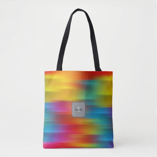 Meerkleurig  tote bag (Voorkant)