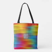 Meerkleurig  tote bag (Achterkant)