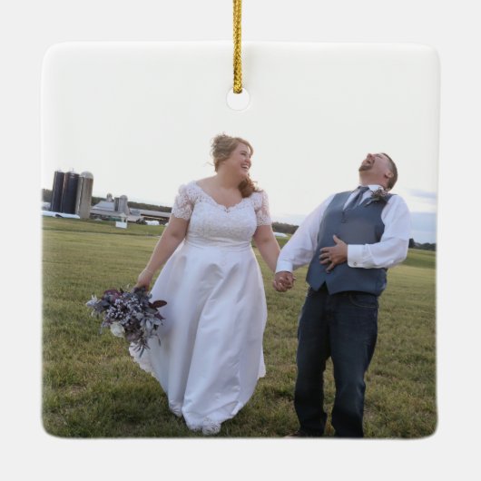 Meerkleurig Twinkle Light, kerst 2020 Keramisch Ornament (Achterkant)