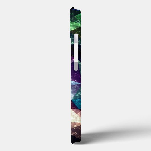 Meerkleurig veelhoekpatroon . Case-Mate iPhone case (Achterkant / Links)