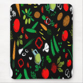 Meerkleurig vegetatief patroon muismat (Voorkant)