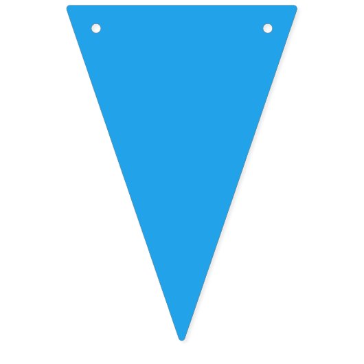 Meerkleurig voor jongens en meisjes vlaggetjes (Derde vlag)