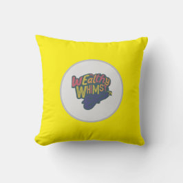Meerkleurig "wealthy Whimsy" letterontwerp Kussen
