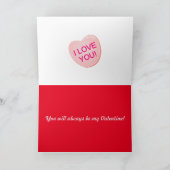 Meerkleurig Wenskaart voor hart Feestdagen Kaart (Binnen)