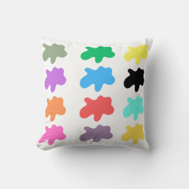 Meerkleurig werpkussen kussen