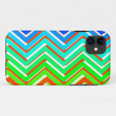 Meerkleurig zigzag Case-Mate iPhone case (Achterkant (horizontaal))