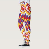 Meerkleurig zigzagpatroon "Ratti_Creative_Arts" Leggings (Links)