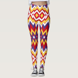 Meerkleurig zigzagpatroon "Ratti_Creative_Arts" Leggings
