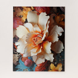 Meerkleurige 3D bloemen Legpuzzel