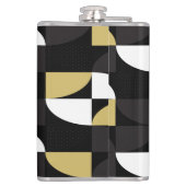 Meerkleurige Abstracte kolf Heupfles (Achterkant)